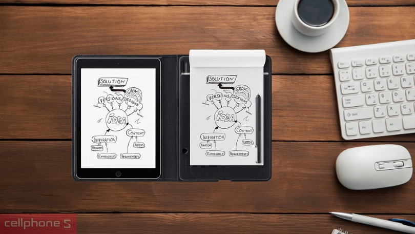 Công nghệ ghi chú điện tử Wacom Bamboo SLATE Small CDS-610S