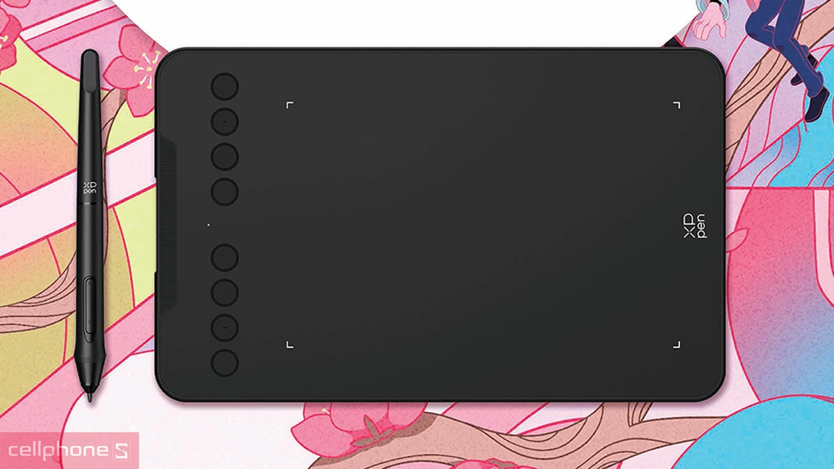 Kiểu dáng bảng vẽ điện tử XP Pen Deco Mini7 V2