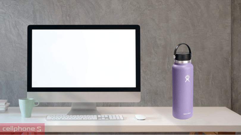 Chất liệu và thiết kế của bình nước giữ nhiệt Hydro Flask Wide Flex Cap 40 oz