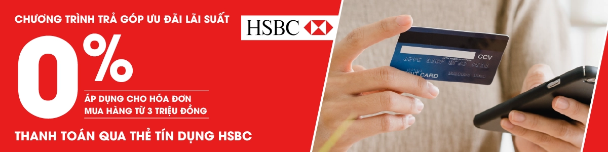 Trả góp qua HSBC Trả góp qua HSBC