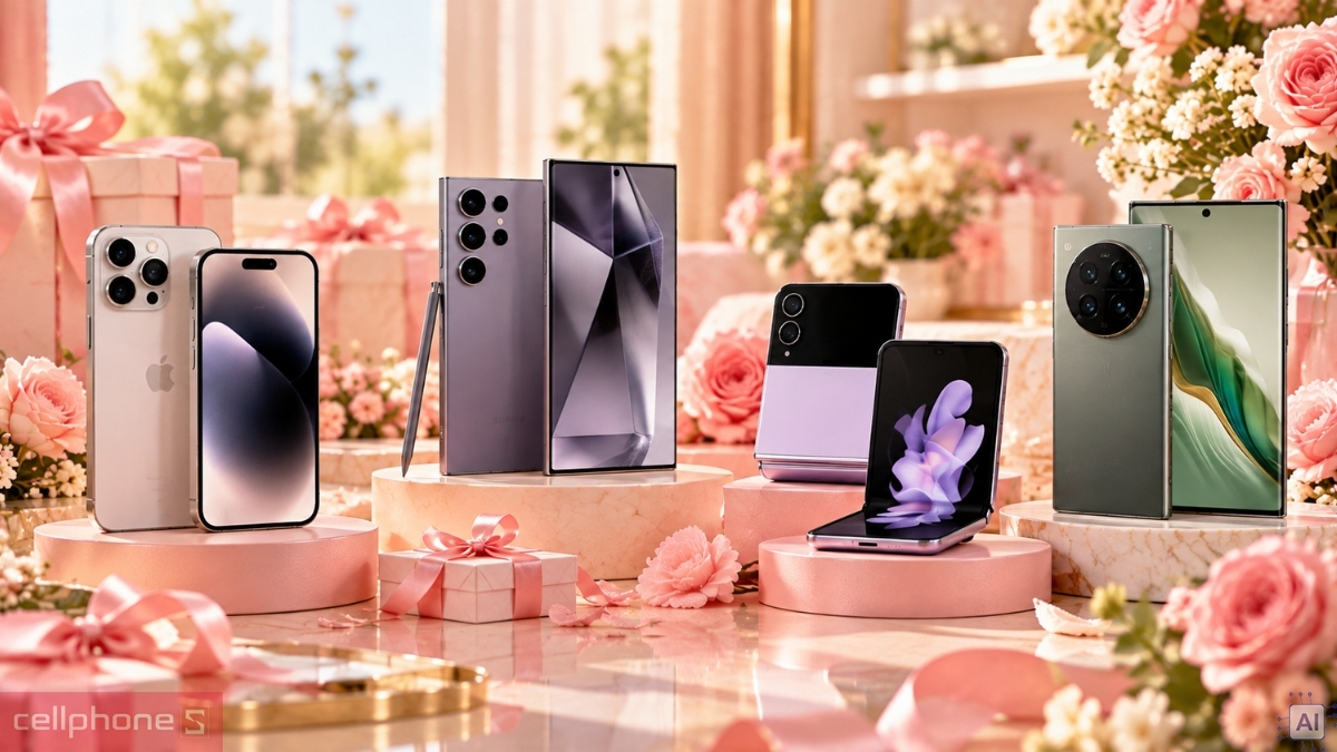 Smartphone cao cấp làm quà tặng 20/10
