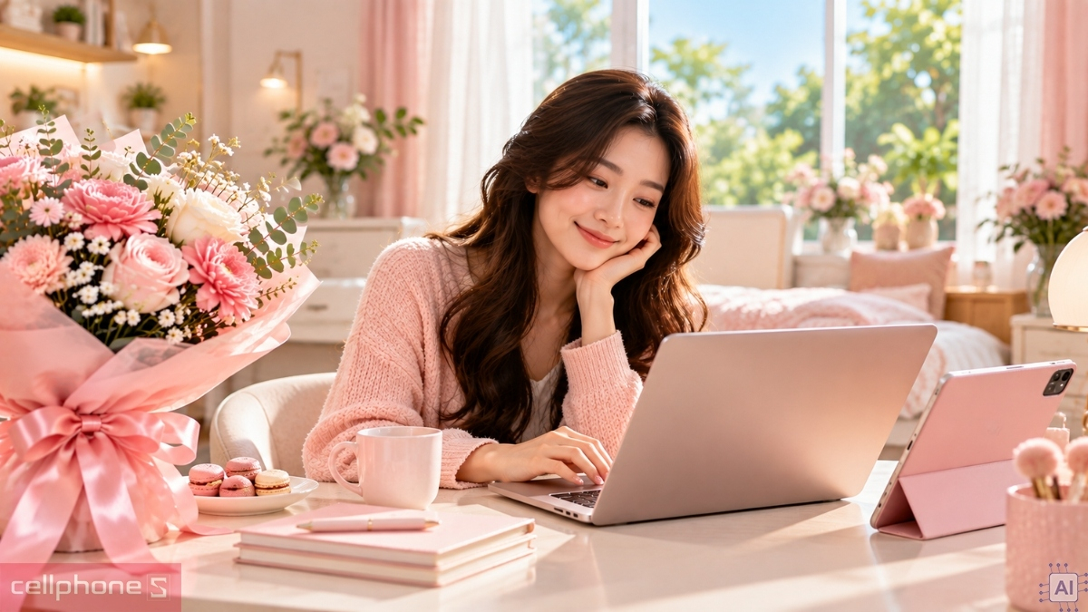 Laptop và tablet cho công việc, giải trí