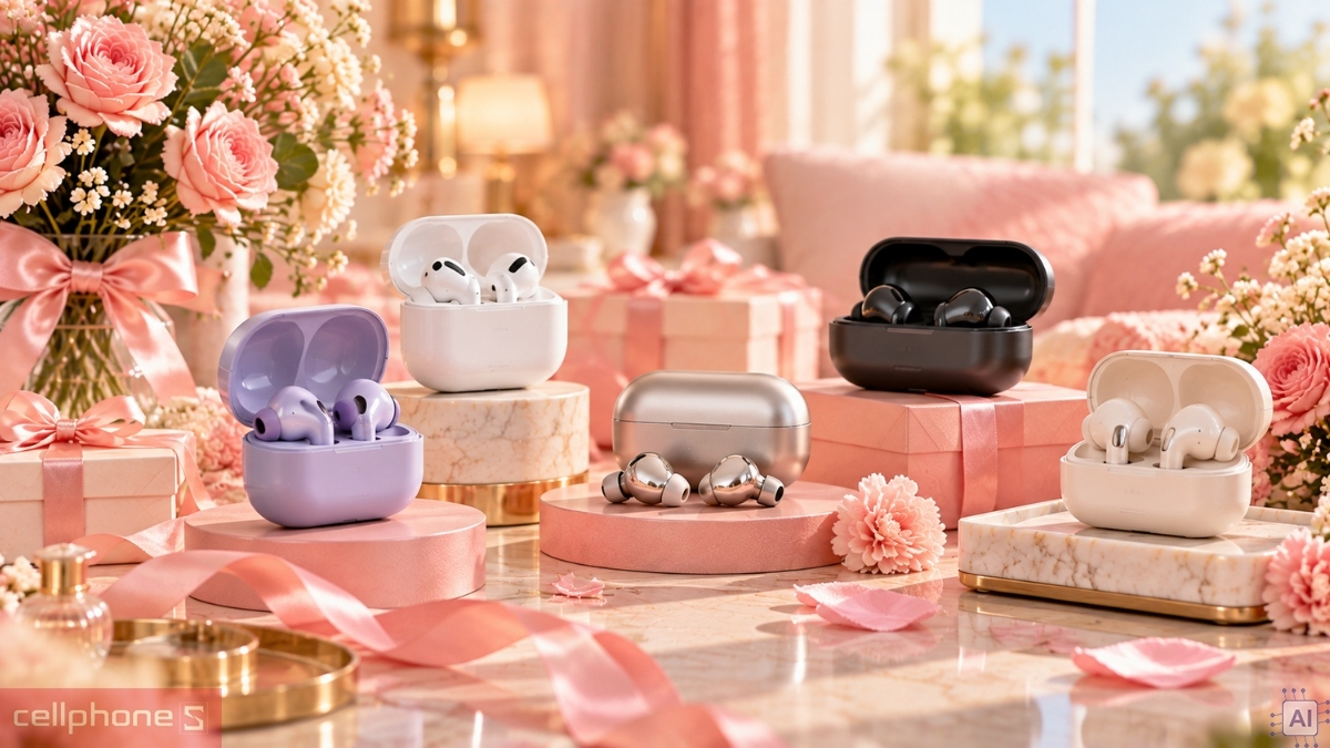 Tai nghe true wireless chống ồn làm quà 20/10