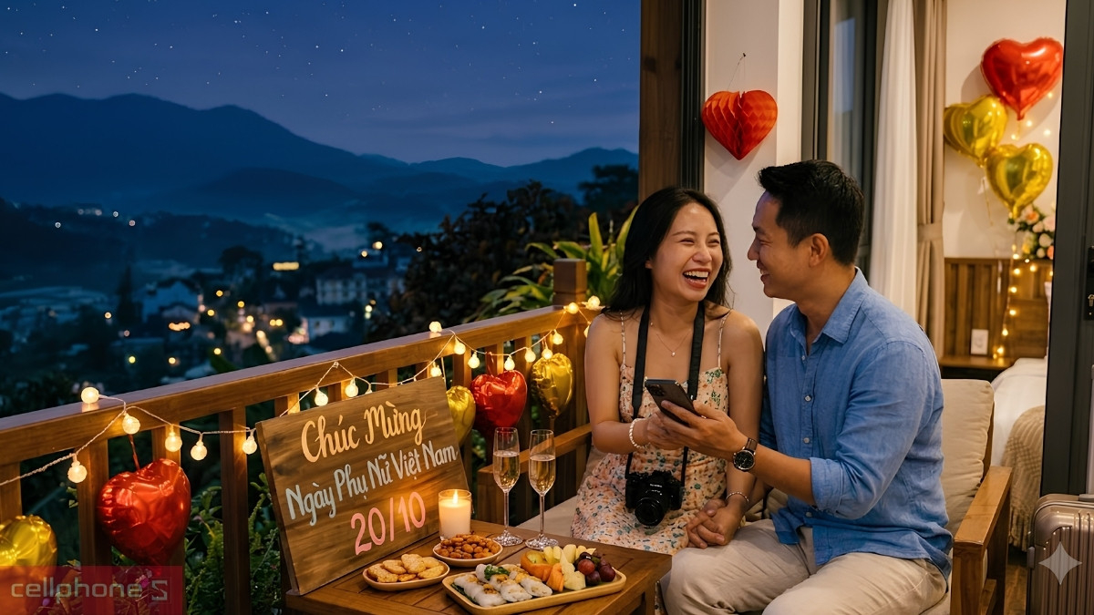 Chuyến du lịch ngắn ngày giúp hai vợ chồng tận hưởng thời gian bên nhau dịp 20/10