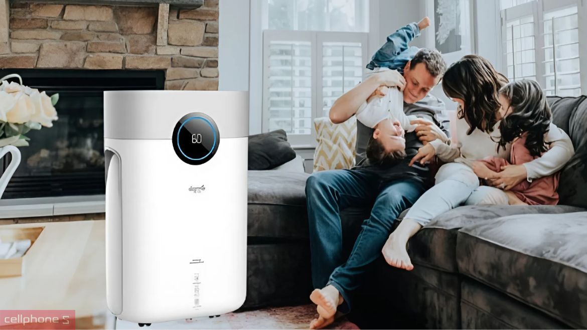 Máy hút ẩm làm quà 8/3 cho vợ bầu làm sạch không gian sống