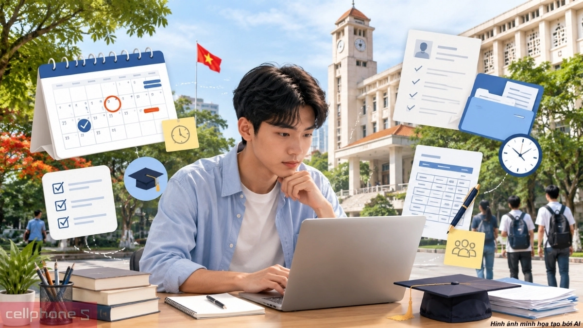 timeline điểm chuẩn đại học 