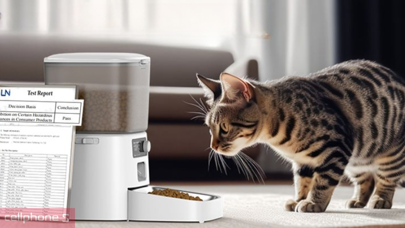 Thiết kế máy cho thú cưng ăn tự động Oneisall PFD-001 Pro