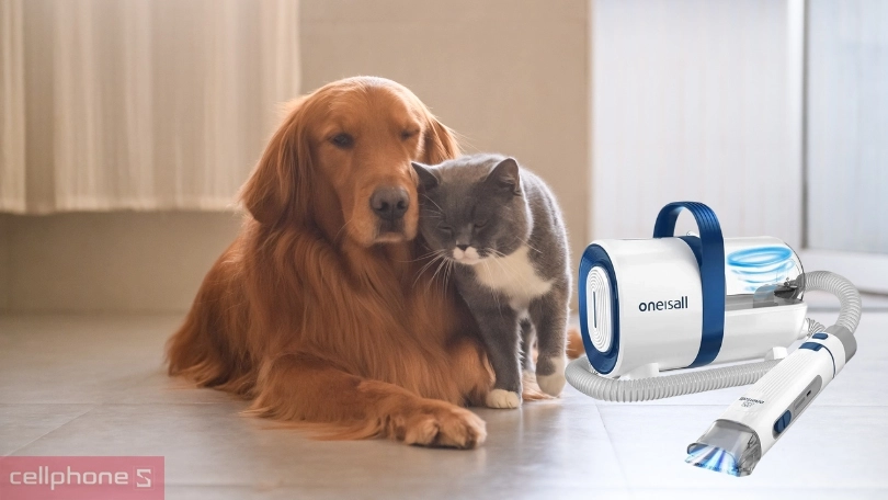 Máy cắt tỉa và hút lông thú cưng Oneisall LM2 – Chăm sóc thú cưng, vệ sinh nhà cửa