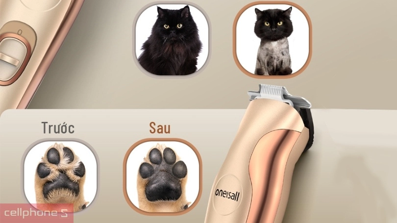 Tông đơ cắt tỉa lông thú cưng Oneisall DTJ-002 - Mang đến vẻ ngoài đáng yêu hơn cho thú cưng của bạn