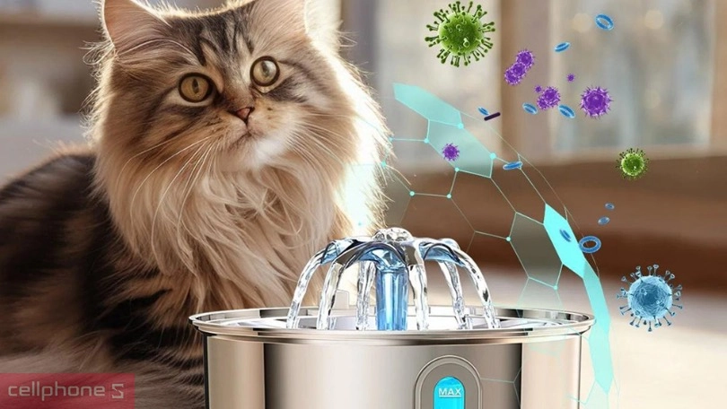 Nguồn nước máy cho thú cưng uống nước tự động Oneisall PWF 001