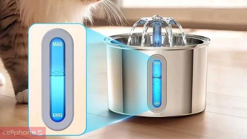 Thiết kế máy cho thú cưng uống nước tự động Oneisall PWF 001