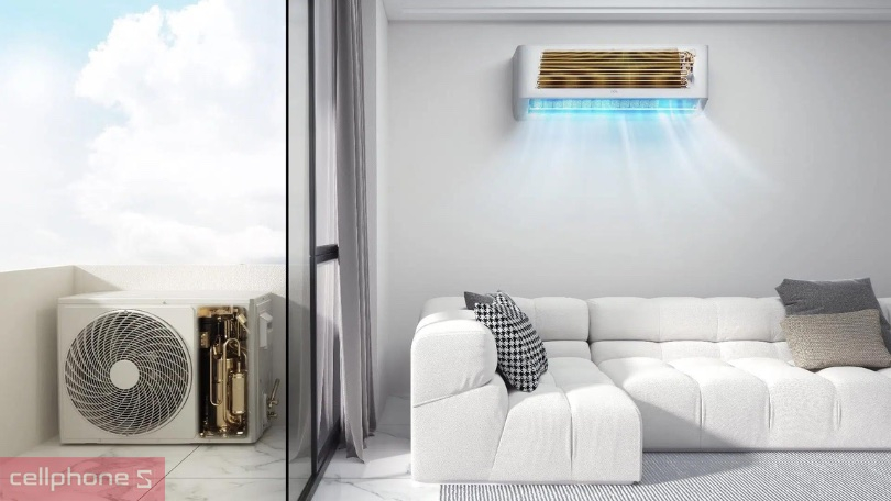 Kích thước máy lạnh 2hp