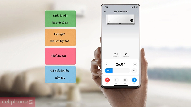 Hướng dẫn cách dùng máy lạnh 2 chiều Xiaomi Mijia KFR 35GW R1x1 1.5HP 12000BTU