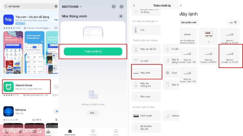 Hướng dẫn kết nối app Xiaomi Home với máy lạnh Xiaomi Mijia Pro Eco ASC-09WO NIC5-MY 1HP 2025