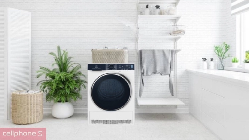 Máy sấy ngưng tụ Electrolux 8kg EDC804P5WB - Sấy khô hiệu quả, tiết kiệm điện năng