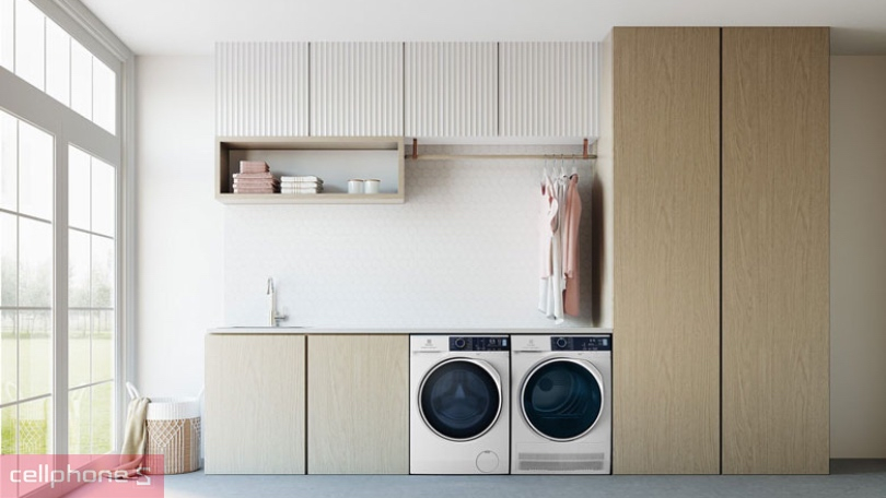 Thiết kế dạng lồng sấy ngang hiện đại