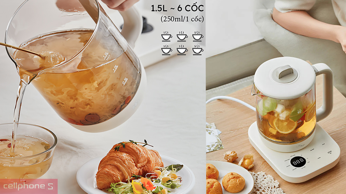 Thể tích máy pha trà Bear SB-PT15K