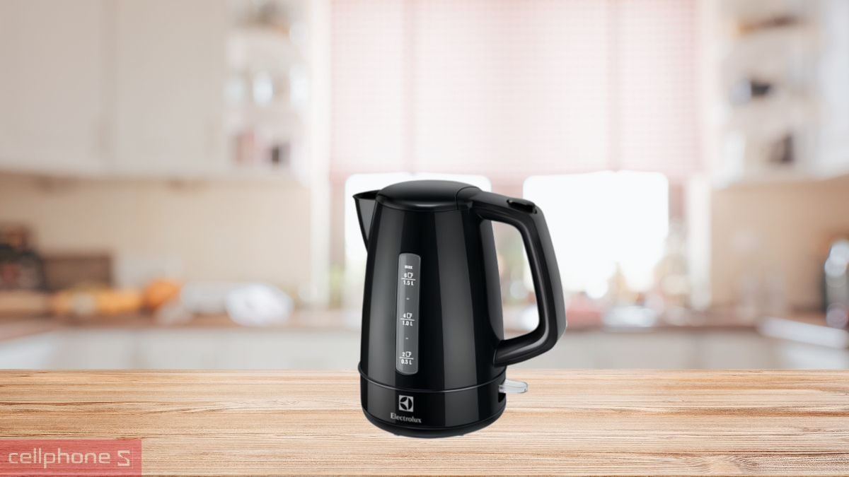 Thiết kế ấm đun siêu tốc Electrolux 1.5L EEK1303K