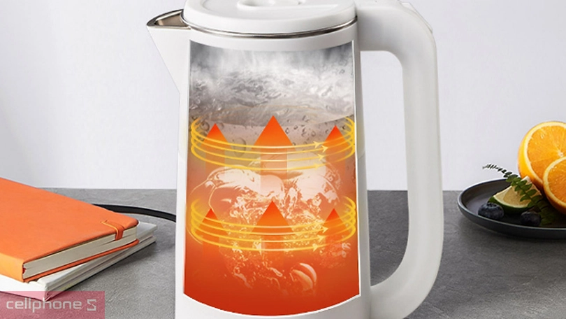 Ấm siêu tốc Gaabor 2 lít EK20M-WH01A và những tính năng nổi bật