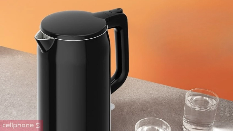 Ấm siêu tốc Gaabor EK 20M01A đun nhanh, vỏ cách nhiệt đáng tin cậy