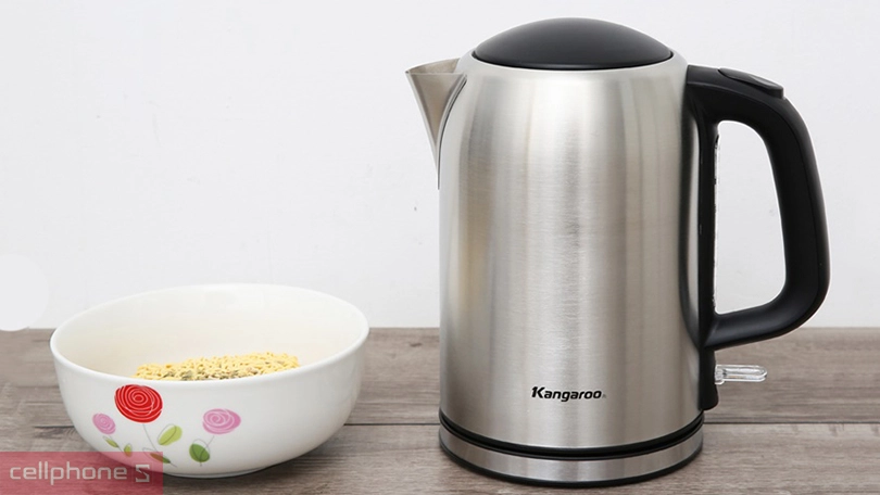 Thiết kế ấm đun nước siêu tốc Kangaroo KG353 1.7L 