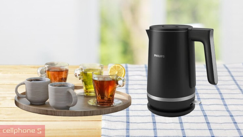 Công nghệ tích hợp trên ấm đun siêu tốc hai lớp Philips HD9395/90 1.7L