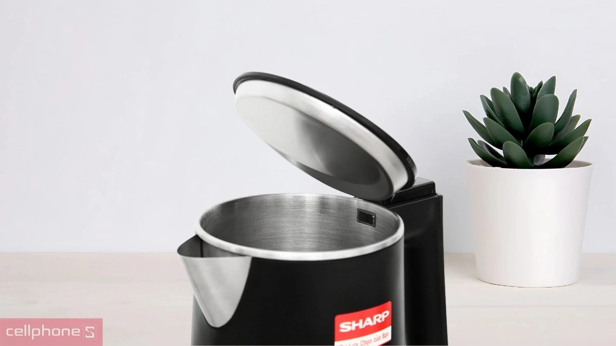 Chất liệu ấm đun siêu tốc Sharp EKJ-10DVPS-BK