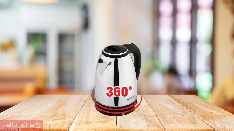 Ấm siêu tốc Sunhouse 1.8 lít HTD1088 - Thiết kế tối giản, đun nước nhanh chóng