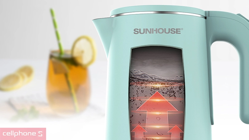 Công suất ấm siêu tốc Sunhouse SHD1351 1.8L