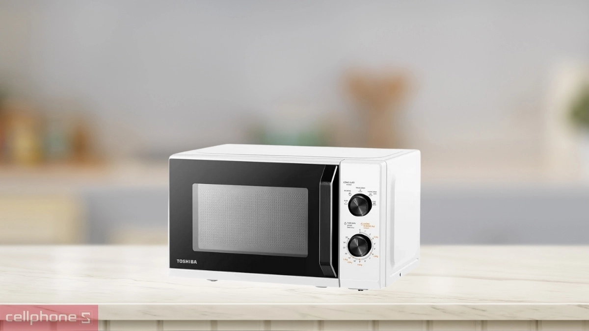 Ưu điểm đa dạng các mức công suất của lò vi sóng Toshiba MW3-MM25PE(WH)