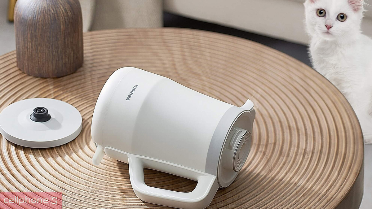 Công suất, tính năng an toàn của ấm siêu tốc Toshiba KT-15DRTVN(W) chống tràn