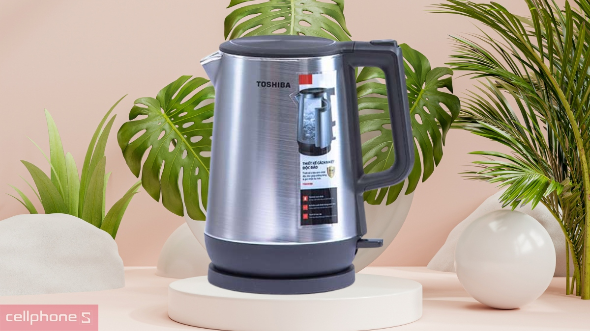 Công suất vận hành mạnh mẽ của ấm siêu tốc Toshiba KT-17DR1NV