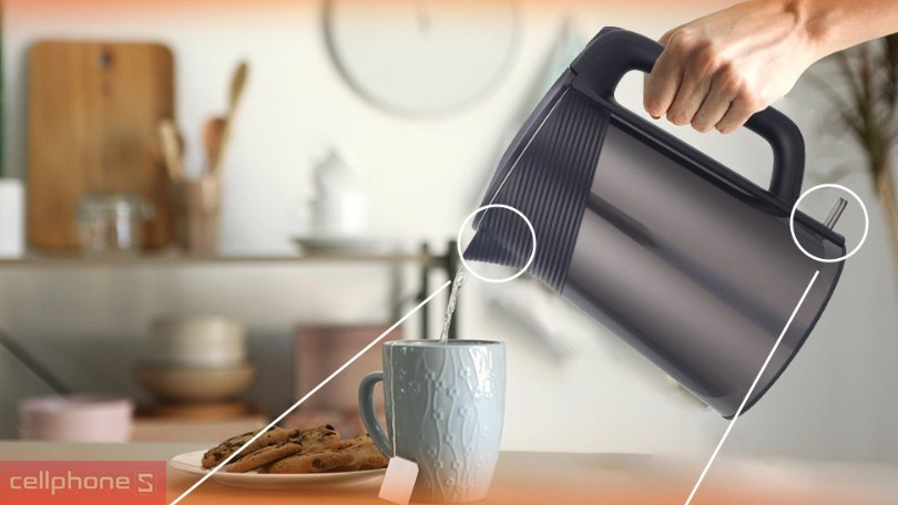 Công suất Ấm siêu tốc Unie 1.8 lít UE-302