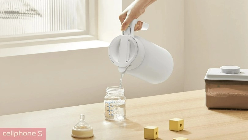 Dung tích ấm đun nước siêu tốc Xiaomi Mi Insulated Kettle_BHR9049GL