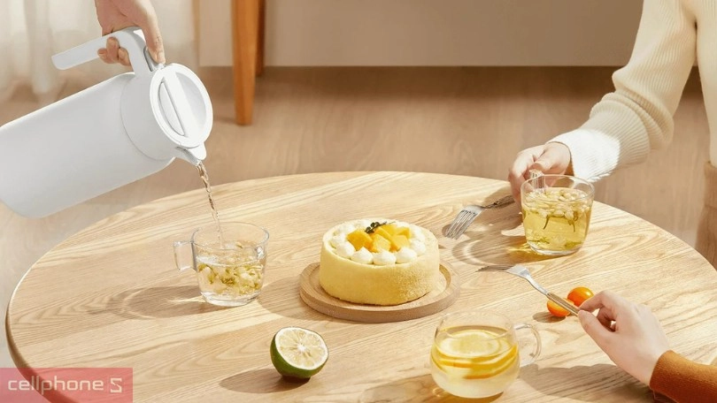 Thiết kế ấm đun nước siêu tốc Xiaomi Mi Insulated Kettle_BHR9049GL