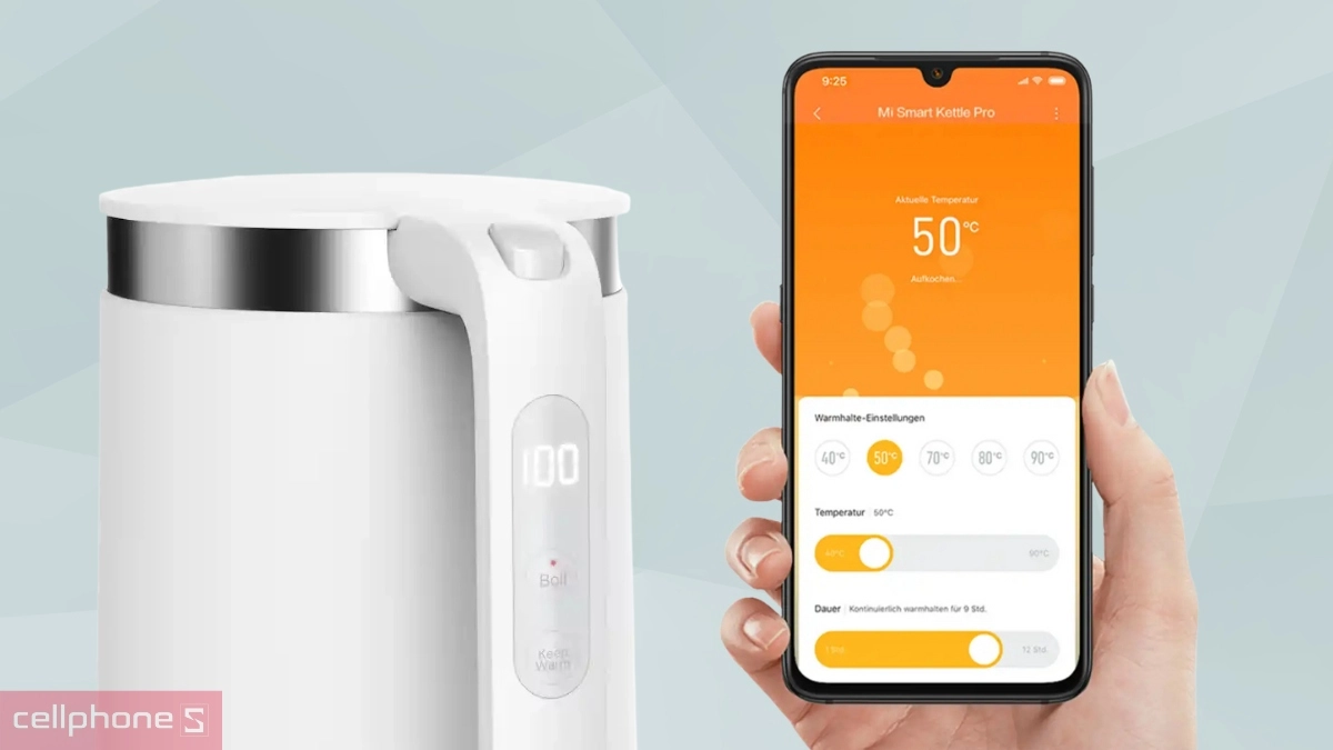Hướng dẫn kết nối ấm siêu tốc Xiaomi Smart Kettle 2 Pro với Mi Home