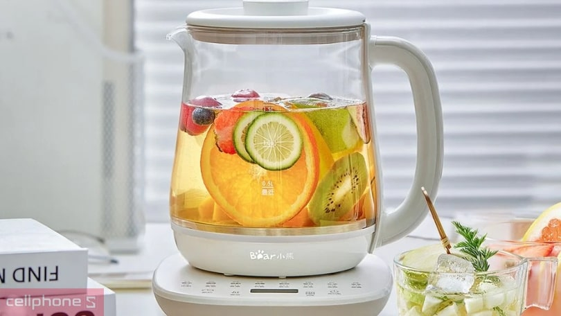 Thiết kế, chất liệu ấm siêu tốc Bear 1,5 lít YSH-D15V7