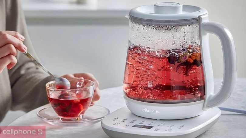 Dung tích ấm siêu tốc Bear 1,5 lít YSH-D15V7