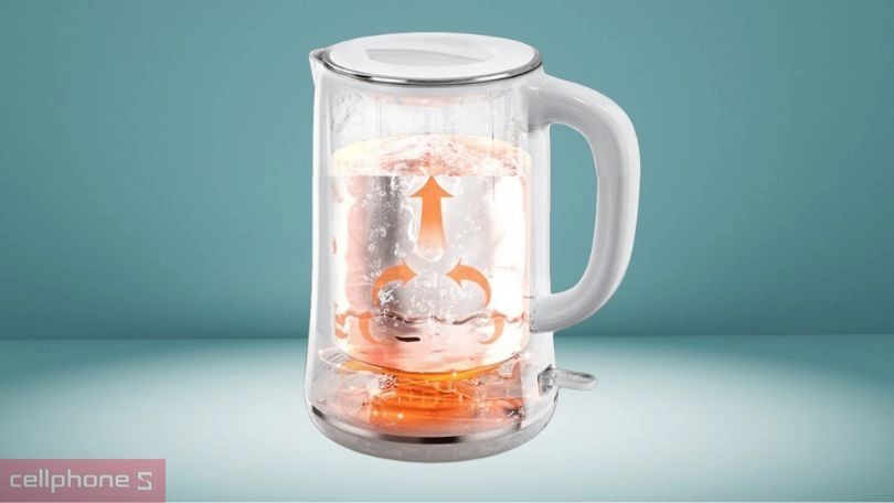 Chất liệu ấm siêu tốc Bear 1.7 lít ZDH-D17K2