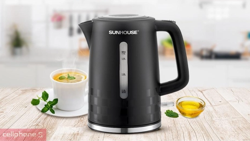 Ấm siêu tốc Sunhouse nhựa