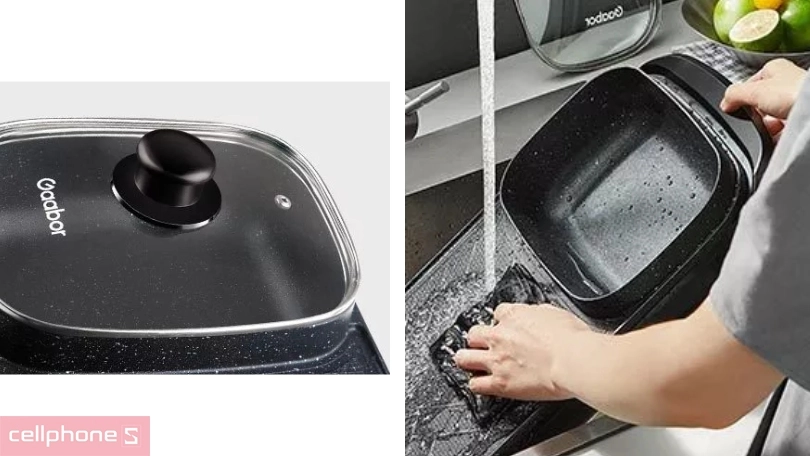 Thiết kế nồi nướng điện Gaabor EH-M01A