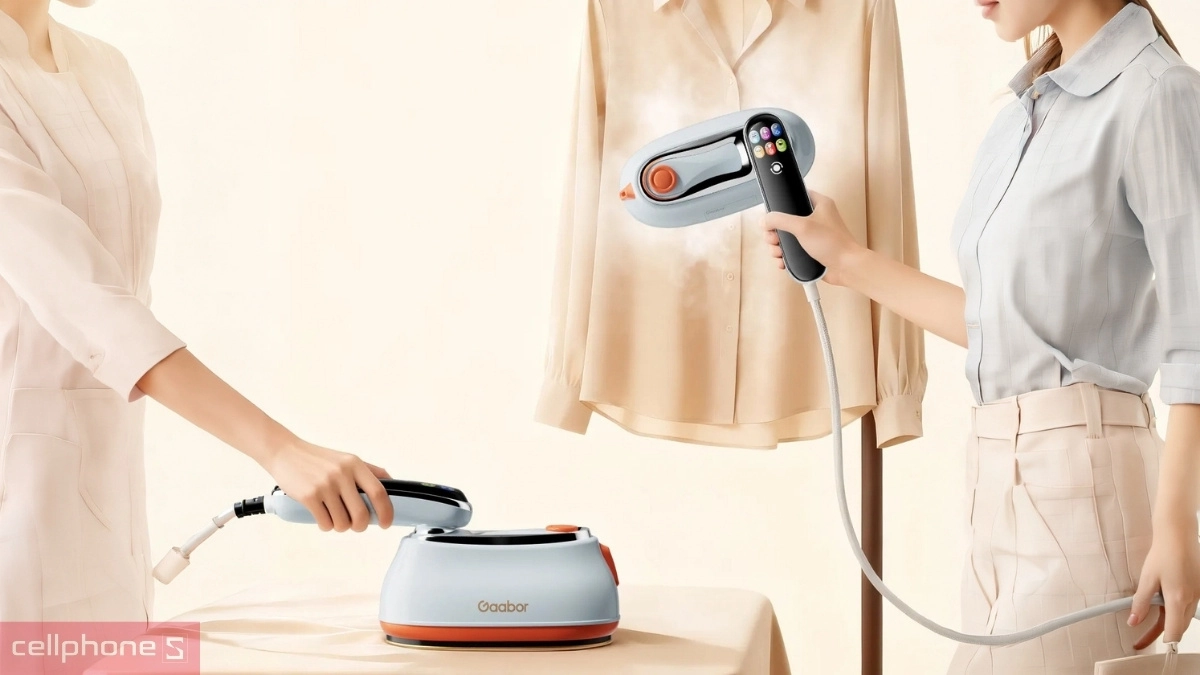 Cấu tạo bàn ủi hơi nước Gaabor HM-T01A