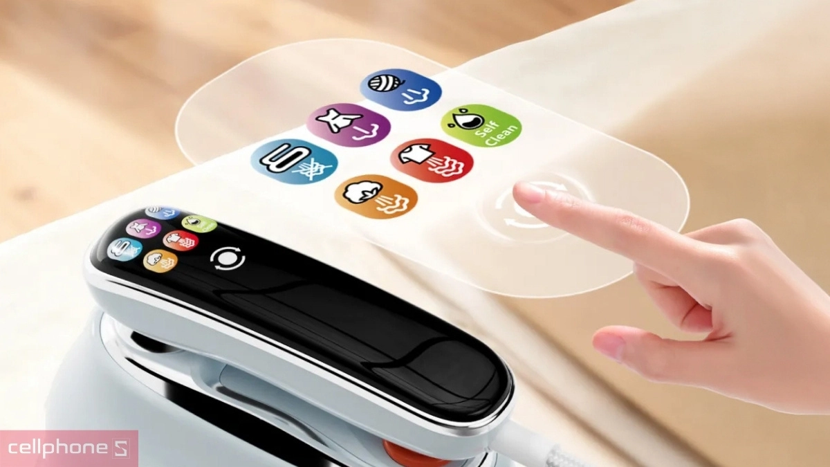 6 chế độ ủi trên bàn ủi hơi nước Gaabor HM-T01A