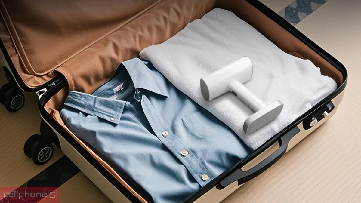 Thiết kế bàn ủi hơi nước cầm tay AQUA AQS-W2598(W)