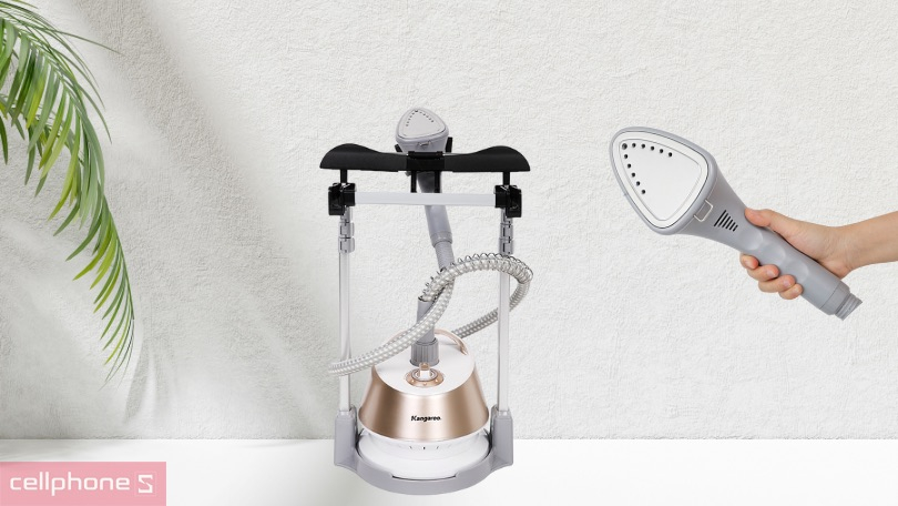Bàn là hơi nước đứng Kangaroo KG75B6 - Làm phẳng đồ nhanh chóng, dung tích bình chứa lớn