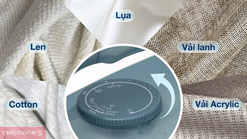 Cơ chế điều khiển bàn ủi hơi nước Panasonic NI-S430GRA 2300W