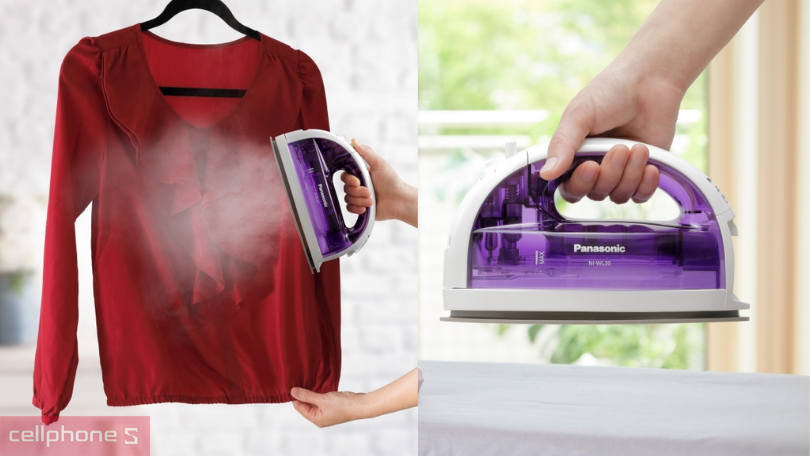 Bàn ủi hơi nước Panasonic NI-WL30VRA 1550W – Ủi đồ nhanh hơn, tiết kiệm thời gian