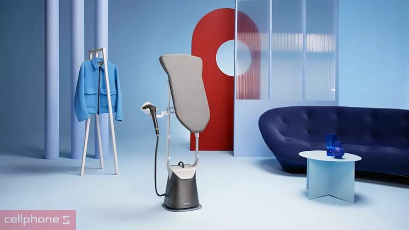 Bàn ủi hơi nước đứng Philips GC628/80 2400W bình chứa nước lớn mang đến trải nghiệm là ủi liền mạch