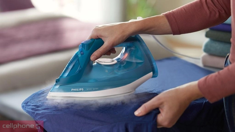 Bàn ủi hơi nước Philips DST3040/70 – thiết kế tiện lợi, công suất lớn ủi nhanh chóng