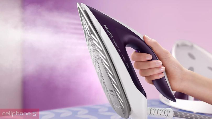 Bàn ủi hơi nước Philips GC7933/30 2400W - Công suất cao, mặt đế SteamGlide Plus chống dính